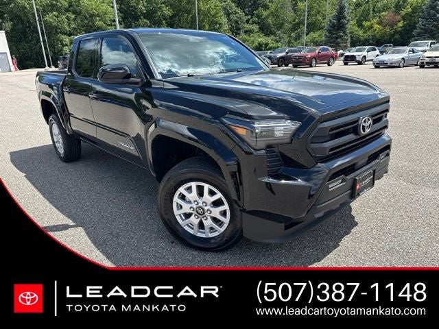 2026 Toyota Tacoma SR5 in Black — front three-quarter view