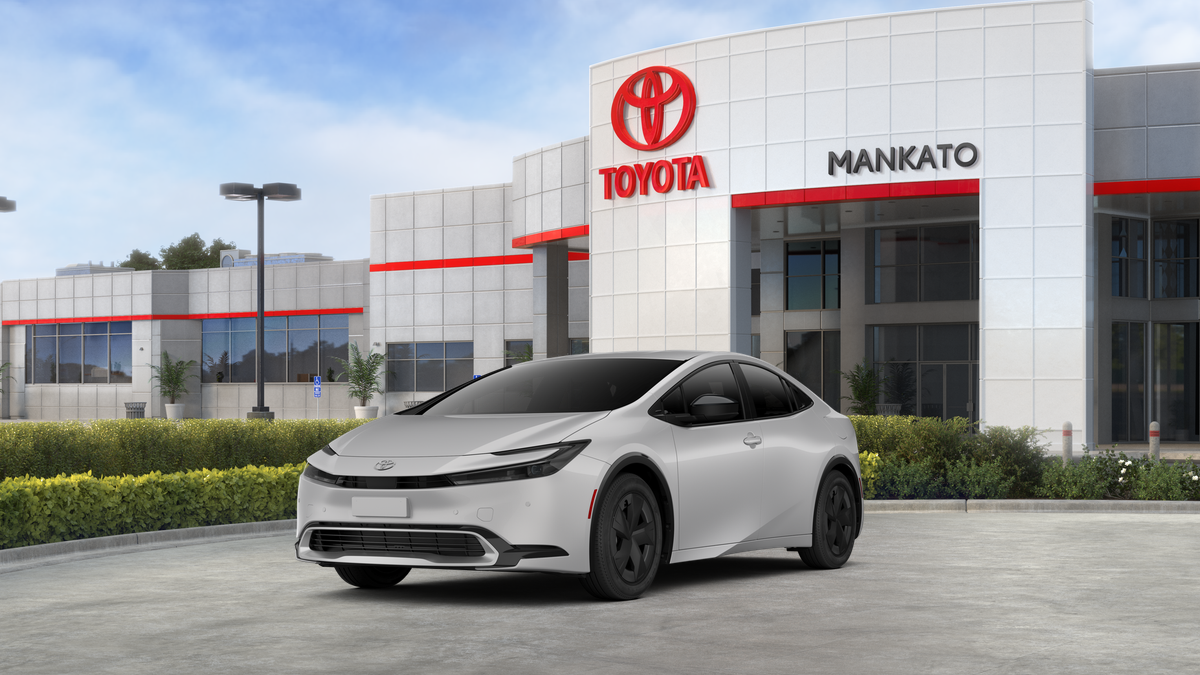 2027 Toyota Prius Plug-in Hybrid SE in Cutting Edge — front three-quarter view