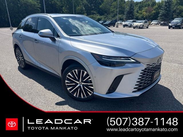 2026 Lexus RX 350h Premium+ in Iridium — front three-quarter view