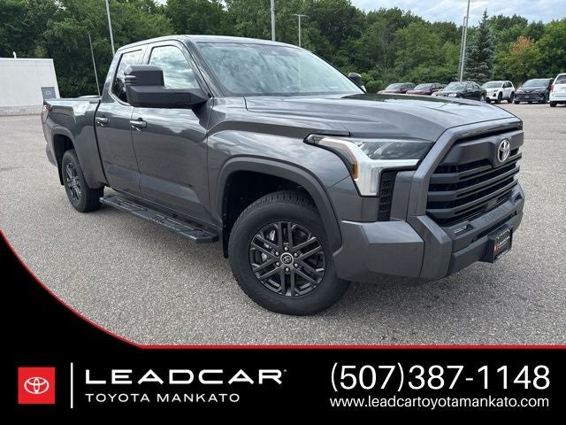2023 Toyota Tundra SR5 in Magnetic Gray Metallic — front three-quarter view