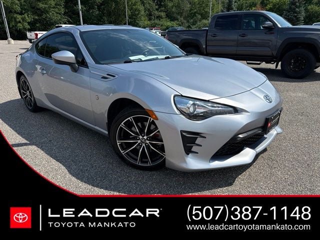 2017 Toyota 86 Base in Steel — front three-quarter view