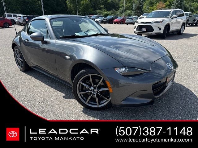 2017 Mazda Mazda Miata RF Grand Touring in Gray — front three-quarter view