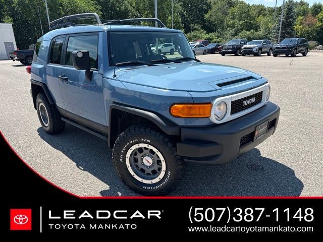 2014 Toyota FJ Cruiser Base in Heritage Blue — front three-quarter view
